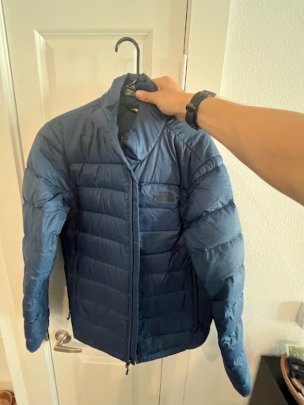 The North Face Men’s Aconcagua Down Insulated Jacket - Navy Blue - Medium